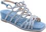 Alma en Pena Heldere Blauwe Sandalen Elegant Comfortabel Multicolor Dames - Thumbnail 21