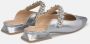 Alma en Pena Jeweled Pointed Flat Mule Gray Dames - Thumbnail 3