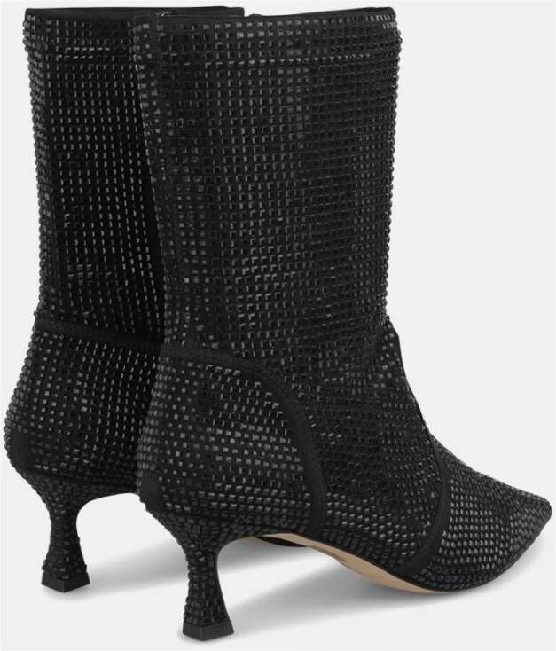 Alma en Pena Kitten heel bootie Black Dames