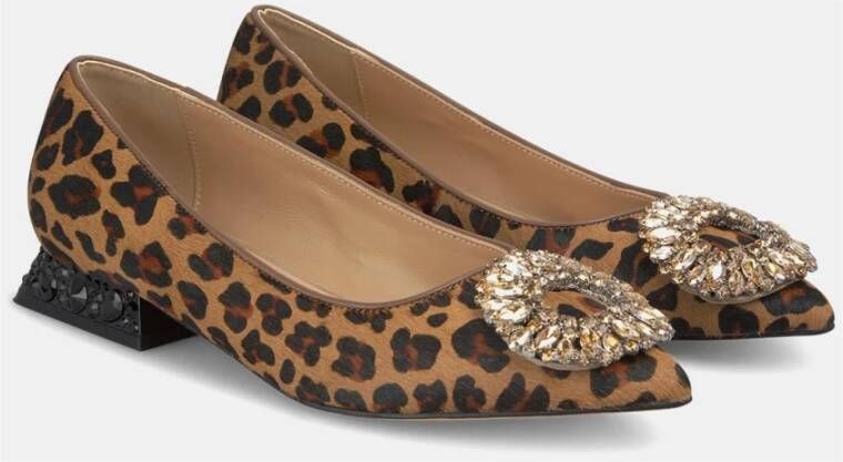 Alma en Pena Kristal Ballerina Flats Brown Dames