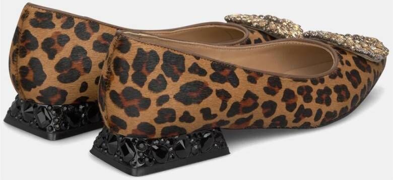 Alma en Pena Kristal Ballerina Flats Brown Dames