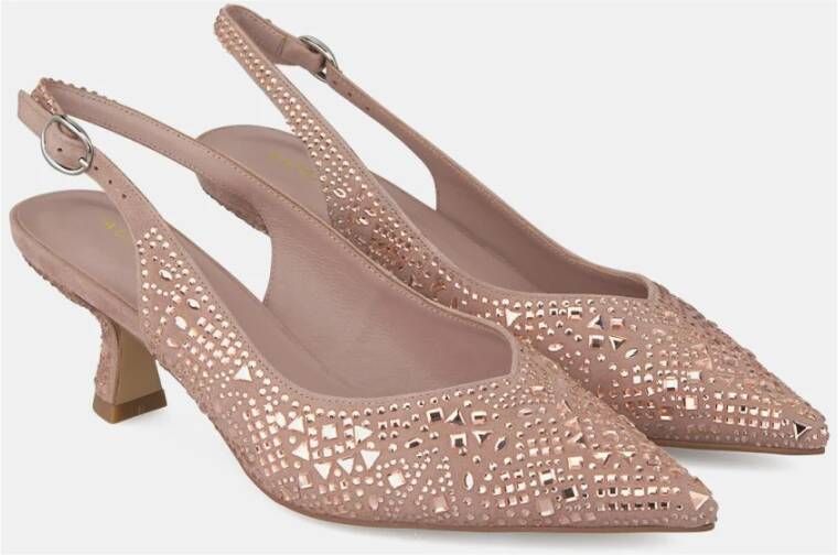 Alma en Pena Kristal Kitten Heel Schoen Pink Dames