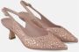 Alma en Pena Kristal Kitten Heel Schoen Pink Dames - Thumbnail 2