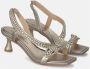 Alma en Pena Kristal Kruisband Hak Sandalen Yellow Dames - Thumbnail 2