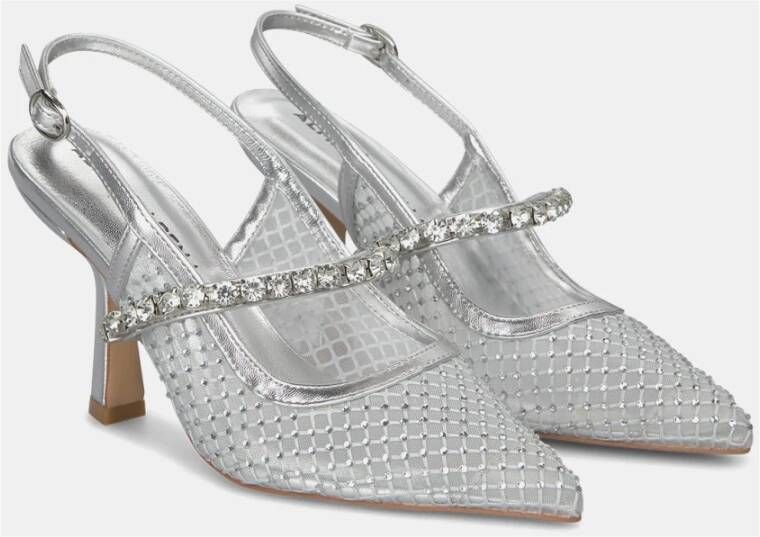 Alma en Pena Kristal Mesh Hakken Schoen Gray Dames