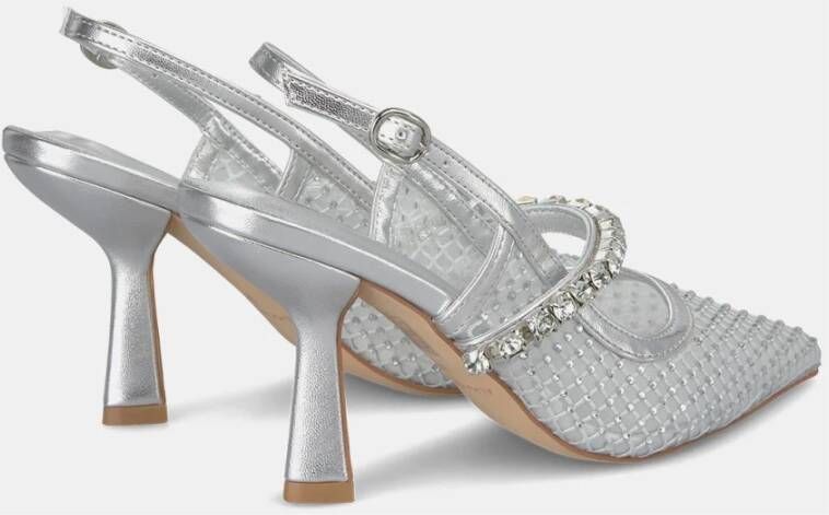 Alma en Pena Kristal Mesh Hakken Schoen Gray Dames