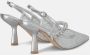 Alma en Pena Kristal Mesh Hakken Schoen Gray Dames - Thumbnail 3