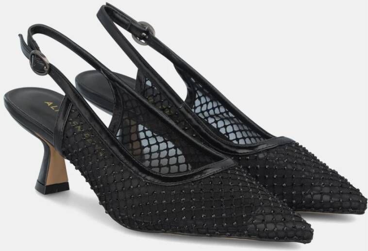 Alma en Pena Kristal Mesh Hakken Schoenen Black Dames