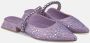 Alma en Pena Kristal platte schoen Purple Dames - Thumbnail 2