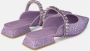 Alma en Pena Kristal platte schoen Purple Dames - Thumbnail 3