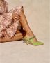 Alma en Pena Kristal Slingback Schoen Green Dames - Thumbnail 2