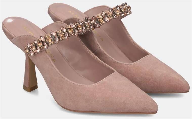 Alma en Pena Kristal Slingback Schoen Pink Dames