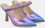 Alma en Pena Kristal Slingback Schoen Purple Dames - Thumbnail 2