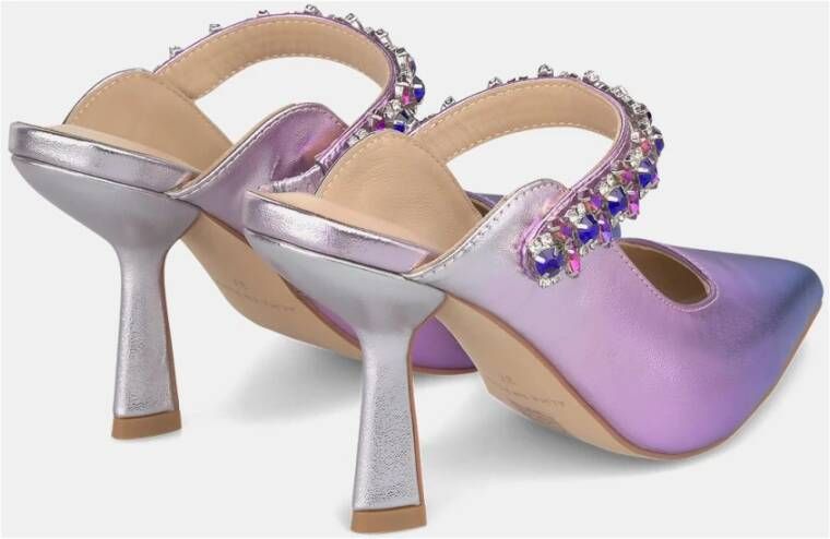 Alma en Pena Kristal Slingback Schoen Purple Dames