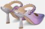 Alma en Pena Kristal Slingback Schoen Purple Dames - Thumbnail 3