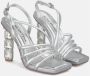 Alma en Pena Kristal Strappy Hak Sandaal Gray Dames - Thumbnail 2