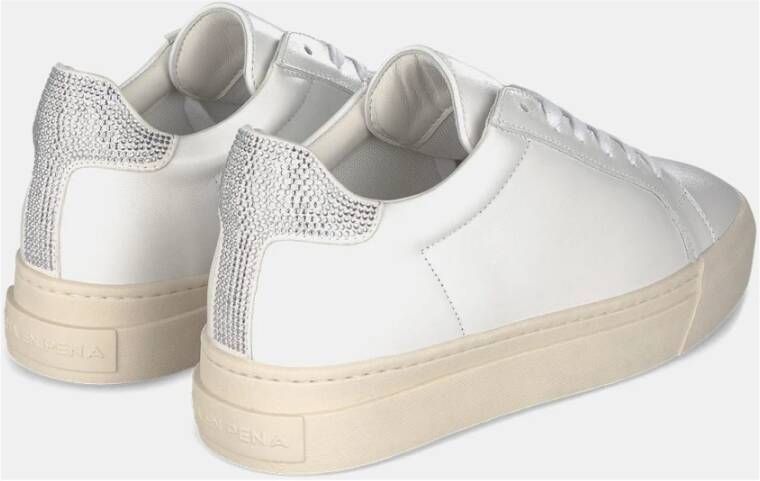 Alma en Pena Kristal zool sneaker detail White Dames