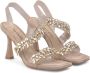 Alma en Pena Kristalband Sandaal Beige Dames - Thumbnail 2