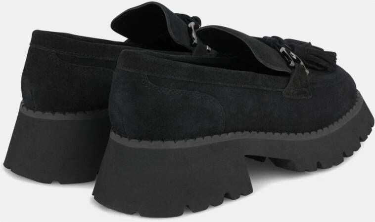 Alma en Pena Kwast platform loafer Black Dames