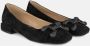 Alma en Pena Leren Ballerina Pumps met Vierkante Neus Black Dames - Thumbnail 2