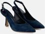 Alma en Pena Leren High Heel Schoen met Gesp Blue Dames - Thumbnail 2