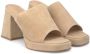 Alma en Pena Leren Plateau Sandaal Beige Dames - Thumbnail 2