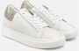 Alma en Pena Leren sneaker met strass detail White Dames - Thumbnail 2