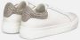 Alma en Pena Leren sneaker met strass detail White Dames - Thumbnail 3