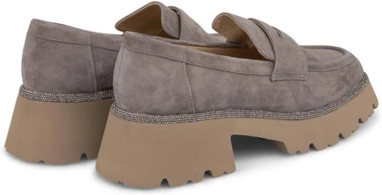 Alma en Pena Loafer met plateauzool Gray Dames