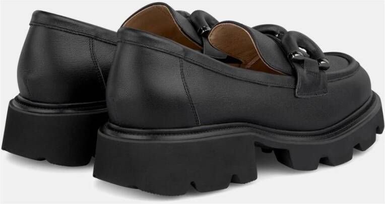 Alma en Pena Loafer met platformdetail Black Dames