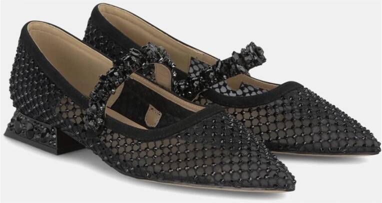 Alma en Pena Mesh ballerina Black Dames