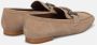 Alma en Pena Metalen Stijgbeugel Loafer Beige Dames - Thumbnail 3