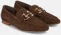 Alma en Pena Metalen Stijgbeugel Loafer Brown Dames - Thumbnail 2