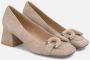 Alma en Pena Metallic detail blokhak schoen Beige Dames - Thumbnail 2