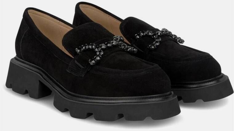 Alma en Pena Mocassin zoolspoor Black Dames