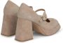 Alma en Pena Plateau schoen gesp strass Beige Dames - Thumbnail 3