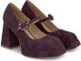 Alma en Pena Plateau schoen gesp strass Purple Dames - Thumbnail 2