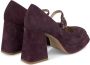 Alma en Pena Plateau schoen gesp strass Purple Dames - Thumbnail 3