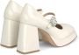 Alma en Pena Plateau schoen gesp strass White Dames - Thumbnail 3