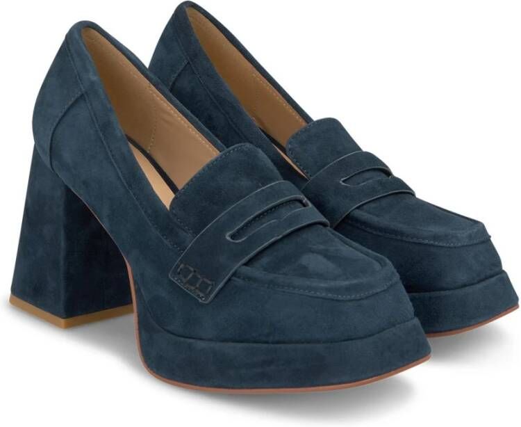 Alma en Pena Plateauhak schoen Blue Dames