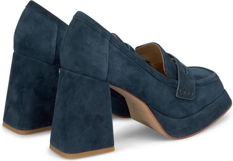 Alma en Pena Plateauhak schoen Blue Dames