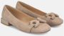 Alma en Pena Platte ballerina met ronde neus detail Beige Dames - Thumbnail 2