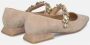 Alma en Pena Platte ballerina met strassband Beige Dames - Thumbnail 3