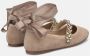 Alma en Pena Platte ballerina met strik Beige Dames - Thumbnail 3