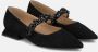 Alma en Pena Platte ballerina schoenen met strassband Black Dames - Thumbnail 2