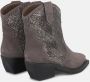 Alma en Pena Platte enkellaars met glitterdetail Gray Dames - Thumbnail 3