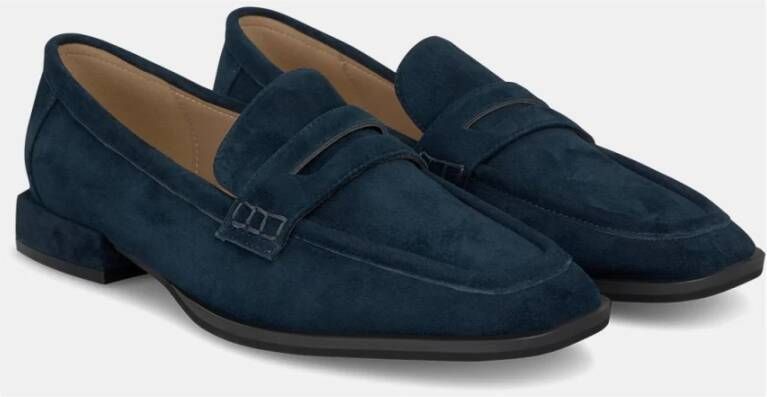 Alma en Pena Platte loafer Blue Dames