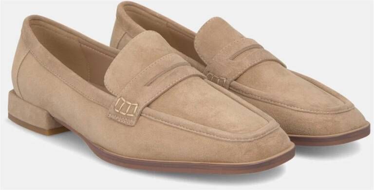 Alma en Pena Platte loafer Brown Dames