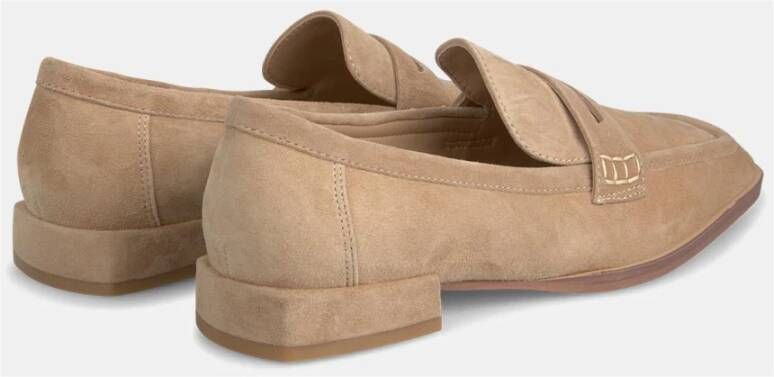 Alma en Pena Platte loafer Brown Dames