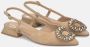 Alma en Pena Platte Schoen Broche Beige Dames - Thumbnail 2